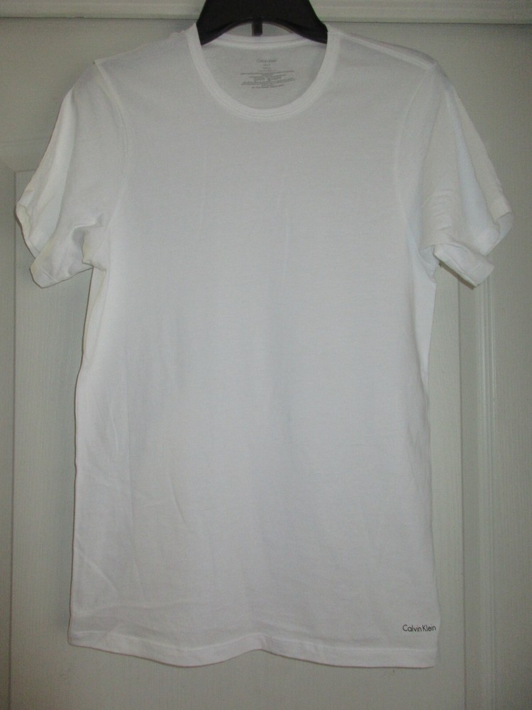 Calvin Klein 2-Pack Crewneck Cotton Men T-Shirt S $32 U125.34