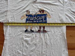 Jim Henson Farscape Different From the Waist Down T-Shirt XL Small Stain Front