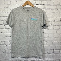 O’Neill Modern Fit T-Shirt Mens Small Gray Front/Back Graphic Logo Surf Beach