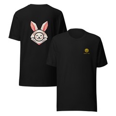Geometric Hoppy Bunny // 001 T-shirt // Gift for him/her