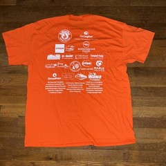 ARC Step Up for the Walk Charity Fundraising Event Orange 2024 T-Shirt S Small