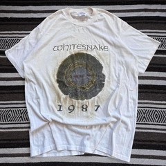 Vintage 1987 Whitesnake tour t shirt size X-LARGE