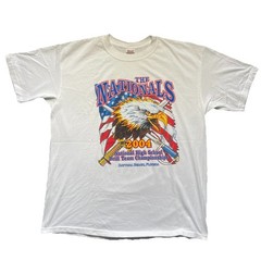 Vintage 2004 National Drill Team Championship T-Shirt Men’s XL White USA Tee