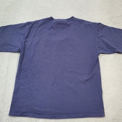 Vintage Starter Shirt Mens Extra Large Blue 90s Made In USA Short Sleeve Casual