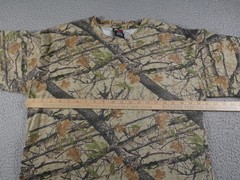 Vintage Camo Shirt Mens XL Brown Hunting Branches Camouflage Nature Outdoors