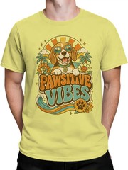 Pawsitive Vibes Dog T-Shirt | Unisex