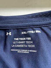 Lot of 2 XXL NAVY Under Armour Mens UA Tech 2.0 T-Shirt Short Sleeve Tees NWT