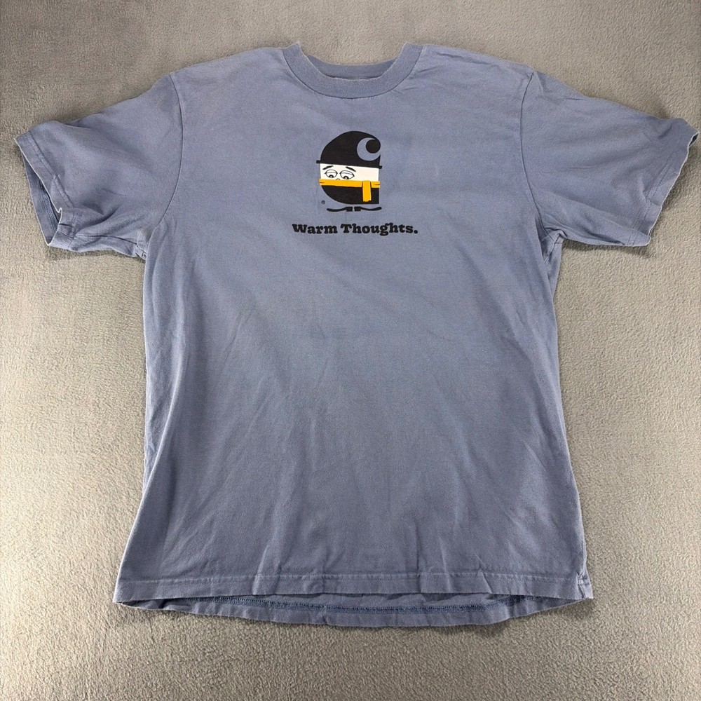 Carhartt WIP “Warm Thoughts” Graphic Tee Blue Size Medium Streetwear