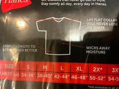 Crewneck T-Shirt Men’s 3 Gray 2 Black 1 Navy Cool Comfort lay flat collar Hanes