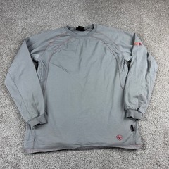 Ariat Shirt Mens Medium Gray FR Flame Resistant Durable Workwear Long Sleeve