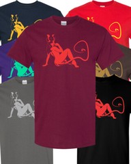 DEVIL GIRL Unisex T-Shirt Multi Colors S-XL FREE S&H! Kyle Millar art Pin-Up