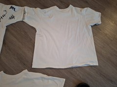 Vintage 90s Jacques Moret Abstract Art T-Shirt AOP Large Graphic Tee