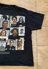 Vintage SONS of ANARCHY Mug Shot T-shirt Men’s Large Black Graphic Tee Shirt