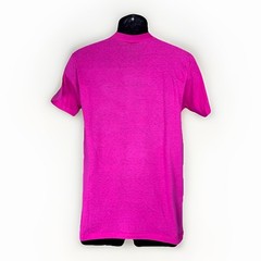 Vtg 80s Lifestyles of Poor & Unknown Top Half Tropix Pink Single Stitch Tee Sz L
