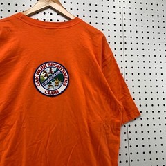 Vintage 90s Nautica Orange Sportsman Club Shirt Mens Large Oak Park Hunting