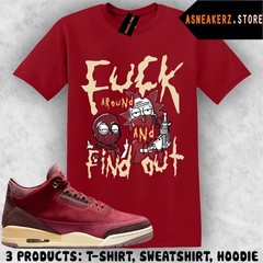 Tee Shirt Matching AJ 3 Bin23 Bin 23 2026 Match Sneaker FAFO Rick Morty T-Shirt