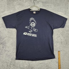 Vintage United States Postal Service Shirt Mens 2XL Blue Eagle Logo Graphic Y2k