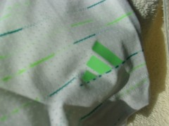 NWT Adidas polo, men’s M, L white, poly., collar, $70, stripes, lightweight