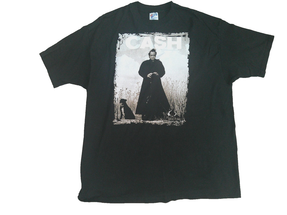 Vintage 1994 Johnny Cash American Recordings T Shirt 2XL Def Jam Rick Rubin 90s