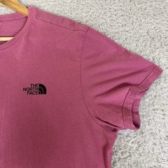 The North Face T Shirt Mens 2XL Pink Logo Short Sleeve Outdoors Hiking Walking
