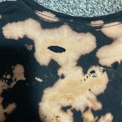 Rush Fly By Night Men T Shirt Largei Black Bleach Acid Wash Distressed Modern