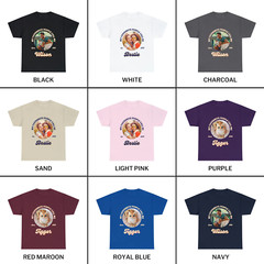 Customise Your Own Photo Unisex T-shirt – My Favourite People Call Me