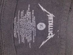Metallica Shirt Mens 3 count, X- Large Black Graphic Band Tees Rock
