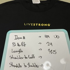 VINTAGE NIKE LIVESTRONG LANCE ARMSTRONG FOUNDATION Y2K T-Shirt Mens XL