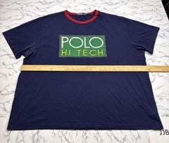 Polo Hi Tech Shirt Mens Ralph Lauren 2XB Big & Tall Blue Green Spell Out T-Shirt