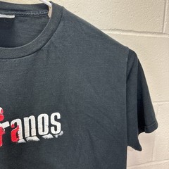 Vintage The Sopranos T-shirt Sz XL Tv Show Promo Logo Mob Mafia Crime Black