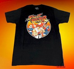 New Street Fighter Squad Cast Capcom Classic Video game Mens Vintage T-Shirt