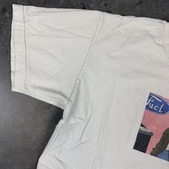 Fuct T Shirt Mens Large White Art Street Wear Flaws Preowned