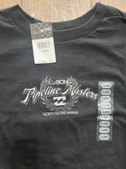 BILLABONG PIPELINE MASTERS NORTH SHORE HAWAII 2008 XL BLACK T-SHIRT ORGANIC