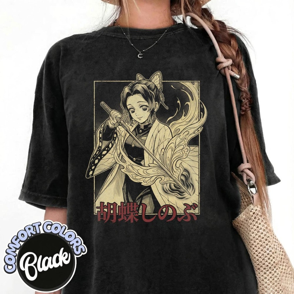 Insect Hashira Elegance : Japanese Anime Graphic Tee