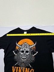 B&C Collection Men’s Black Viking T-Shirt XL E150 Regular Fit