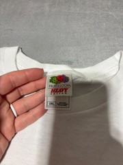 Fruit Of The Loom Heavy Mens 2XL White Grateful Dead Brain on Hugs T Shirt