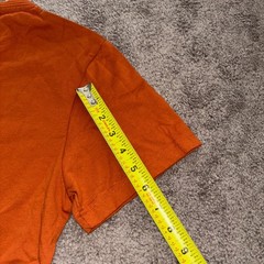 Craft + Flow Mens Pocket T Shirt Small Orange Casual Streetwear Tee NWT