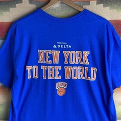 Kith New York Knicks NBA Basketball Blue T-shirt | Size Mens XL