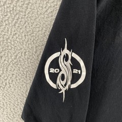 Slipknot Shirt Mens 2XL Black 2021 Tour Long Sleeve Graphic Metal Band Tee