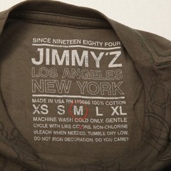 Jimmy’Z Shirt Mens Medium Green Grenade Man Graphic Crew Neck Short Sleeves