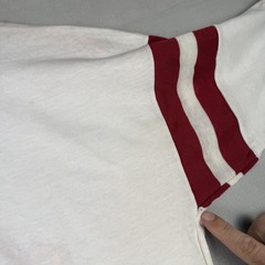 NOS 70s Boston College T Shirt XL Ringer Single Stitch USA Football Jersey VTG
