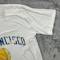 SAN FRANCISCO WARRIORS Vintage HWC T-Shirt Mens XL White 1962 Bamboo