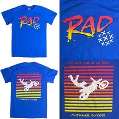 RAD “Style” T-Shirt S 80s BMX Bicycle Cult Movie Shirt