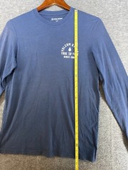 Volcom Stone Men’s Size Small Long Sleeve Blue White True To This Since T Shirt