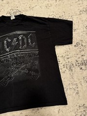 AC/DC Back In Black T-Shirt Mens Sz Large Delta Pro Weight Tag