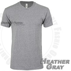 Mens T Shirts Crew Neck Slim Fit Short Sleeves Casual Tri Blend Cotton Solid Tee