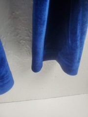 International Male Blue Suede Shirt Medium Vintage