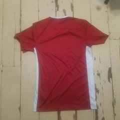 Adidas T shirt unisex Size S red 100% polyester climate