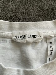 Helmut Lang The Artist Series Adrienne Salinger Mens S White Long Sleeve Tee