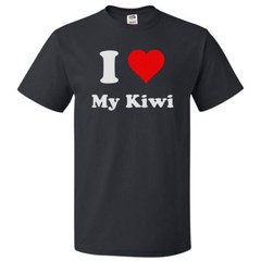 I Love My Kiwi T shirt I Heart My Kiwi Tee